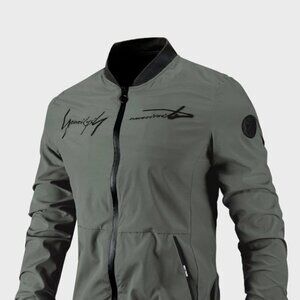 Dark Green Casual Men's Bomber Jacket